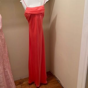 Betsy & Adam Pink Prom Dress Size 4P Altered to 5’1